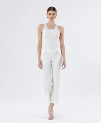 The "Olivia" Mid Rise Ankle Wide Leg Jeans by Vervet Flying Monkey