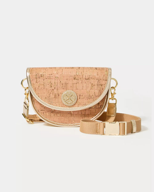 The "Camille" Cork Belt Bag by Lilly Pulitzer