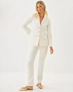 The "Coconut" 32" Demaria High Rise Stretch Pant by Lilly Pulitzer