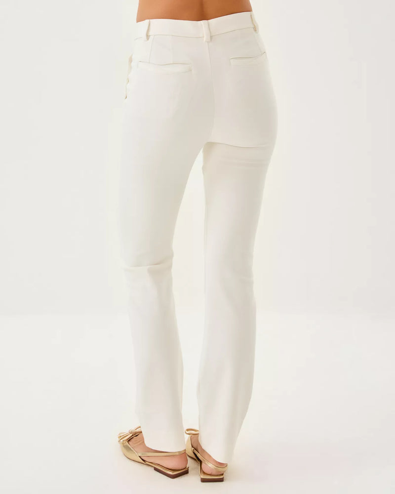 The "Coconut" 32" Demaria High Rise Stretch Pant by Lilly Pulitzer