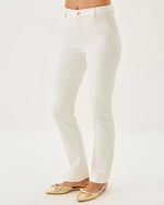 The "Coconut" 32" Demaria High Rise Stretch Pant by Lilly Pulitzer