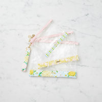 The "Lilly Garden" Carryall Trio Pouch Set by Lilly Pulitzer