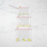The "Lilly Garden" Carryall Trio Pouch Set by Lilly Pulitzer