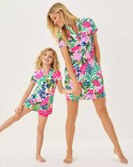 The "Endless Summers" UPF 50+ Girls Mini Love Active Dress by Lilly Pulitzer