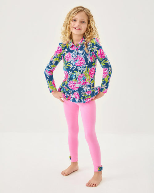 The "Dahlia Licious" Girls Penelope Tunic & Legging Set by Lilly Pulitzer