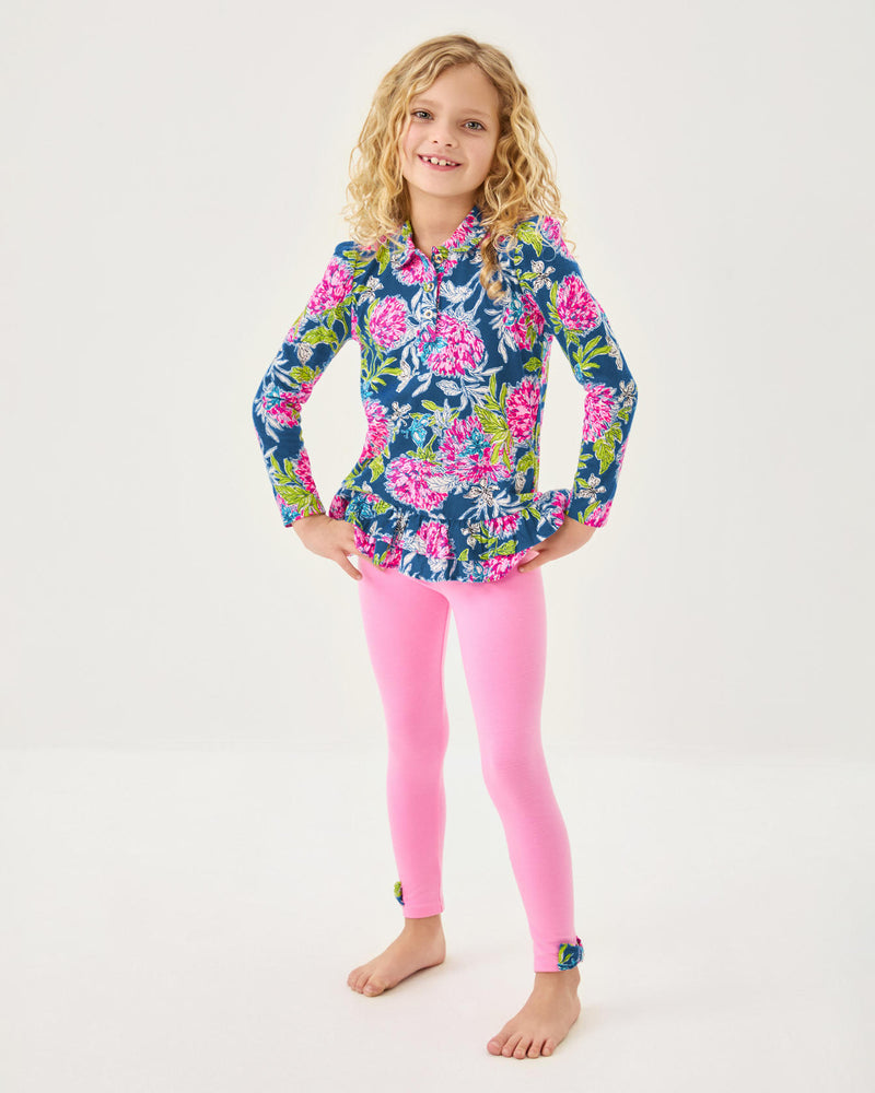 The "Dahlia Licious" Girls Penelope Tunic & Legging Set by Lilly Pulitzer