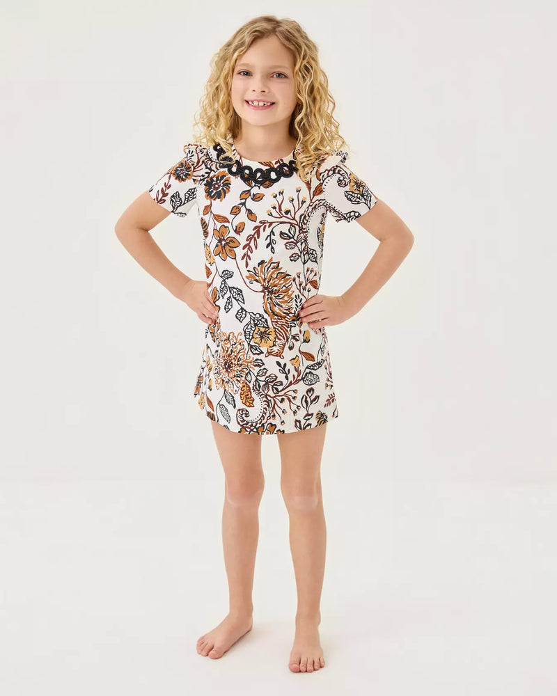 The "Take Meowt" Girls Josette Dress by Lilly Pulitzer