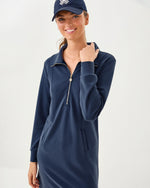 The "Low Tide Navy" UPF 50+ Eleni Dress by Lilly Pulitzer