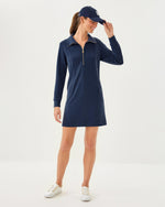 The "Low Tide Navy" UPF 50+ Eleni Dress by Lilly Pulitzer