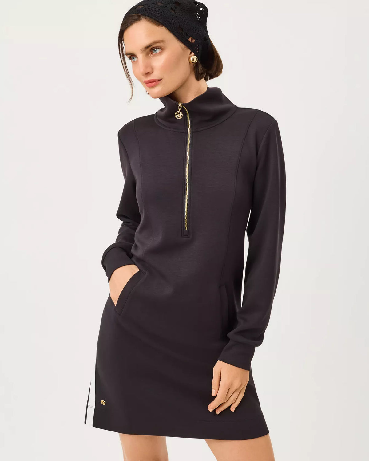 The "Noir" UPF 50+ Eleni Dress by Lilly Pulitzer