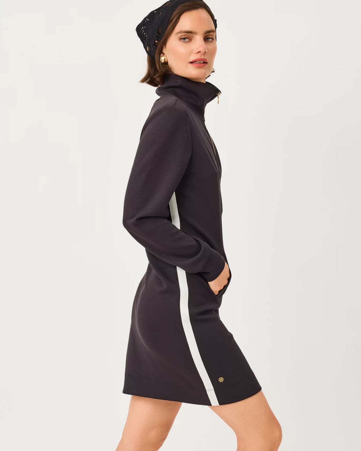 The "Noir" UPF 50+ Eleni Dress by Lilly Pulitzer