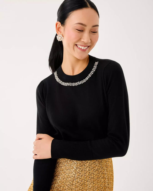 The "Black" Morgen Sweater by Lilly Pulitzer