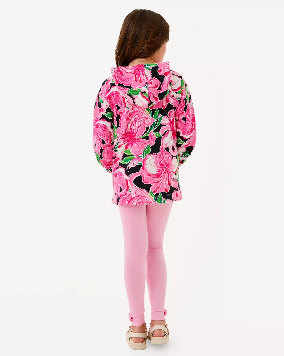 The "Party All the Time" Girls Mini Kamillie Hoodie by Lilly Pulitzer