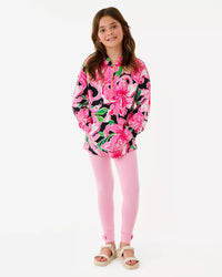 The "Party All the Time" Girls Mini Kamillie Hoodie by Lilly Pulitzer