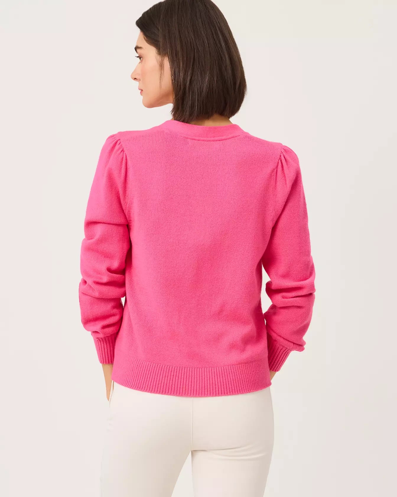 The "Pink Aster" Millard Sweater by Lilly Pulitzer
