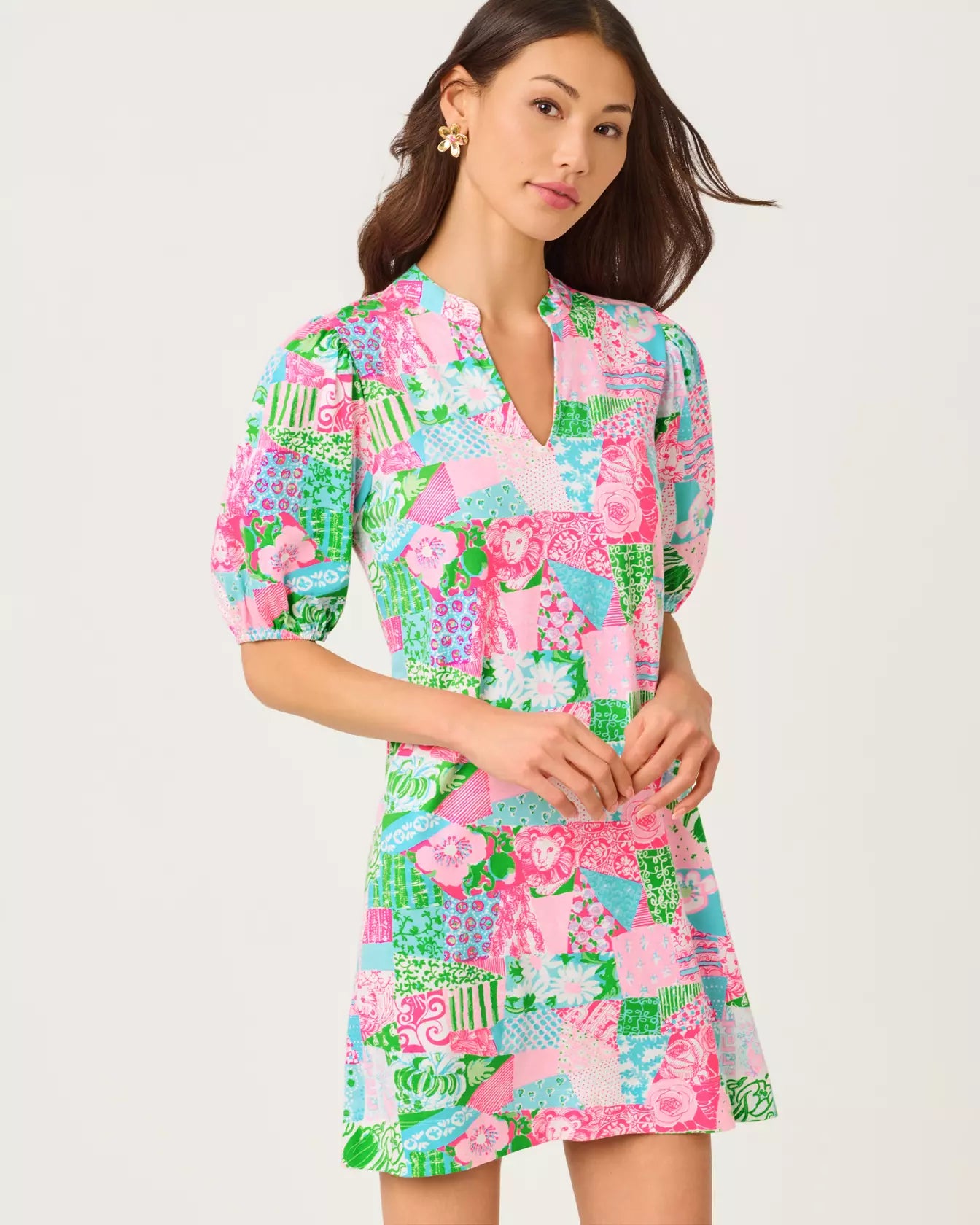 The "Crazy Quilt" Carey Dress by Lilly Pulitzer
