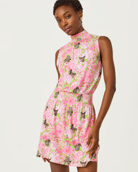 The "Bees Knees" Sherah Skirted Romper by Lilly Pulitzer