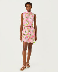 The "Bees Knees" Sherah Skirted Romper by Lilly Pulitzer