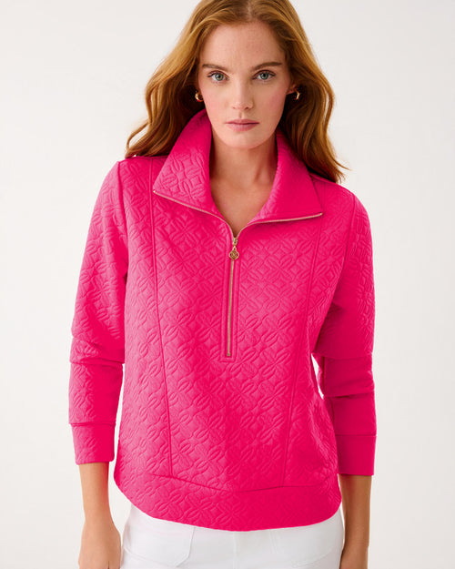 The “Sun Shell Pink” UPF 50+ Eleni Pullover by Lilly Pulitzer