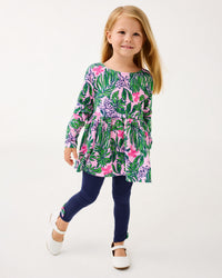 The “Roaring with Joy” Mini Adella Tunic & Legging Set by Lilly Pulitzer