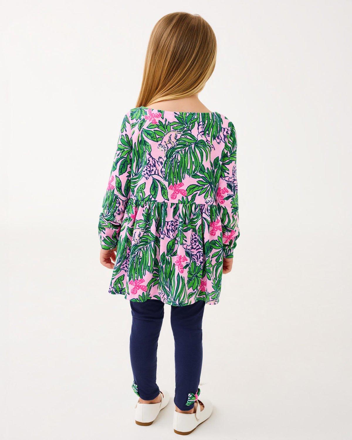 The “Roaring with Joy” Mini Adella Tunic & Legging Set by Lilly Pulitzer