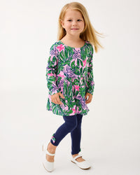 The “Roaring with Joy” Mini Adella Tunic & Legging Set by Lilly Pulitzer