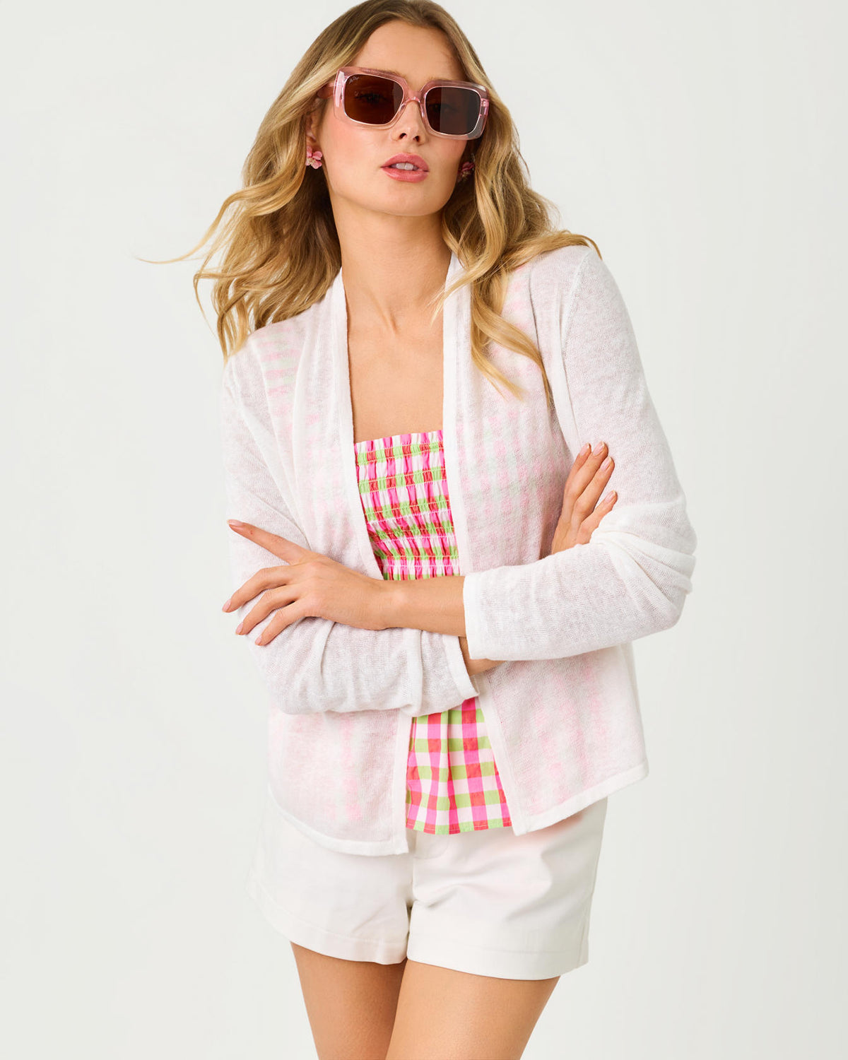 The "Faretta" Short Length Cardigan by Lilly Pulitzer