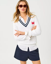 The "Crab Crochet" Brockton Sweater by Lilly Pulitzer