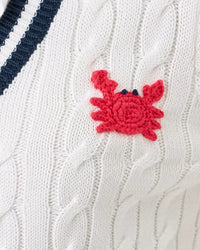 The "Crab Crochet" Brockton Sweater by Lilly Pulitzer