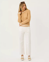 The "Resort White" 27" Harleen High Rise Crop Jean by Lilly Pulitzer