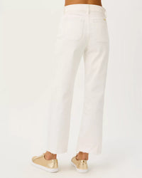 The "Resort White" 27" Harleen High Rise Crop Jean by Lilly Pulitzer