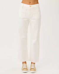 The "Resort White" 27" Harleen High Rise Crop Jean by Lilly Pulitzer