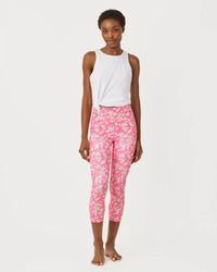 The "Lil Liza" UPF 50+ Luxletic 24" Weekender High Rise Midi Legging by Lilly Pulitzer