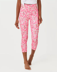 The "Lil Liza" UPF 50+ Luxletic 24" Weekender High Rise Midi Legging by Lilly Pulitzer