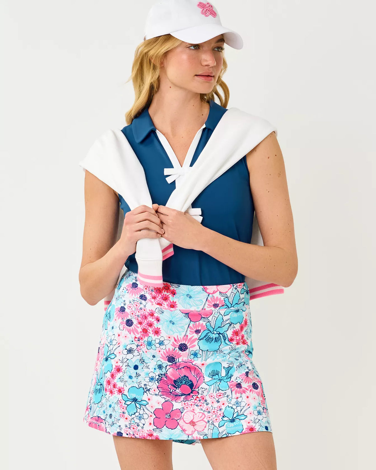 The "In All Her Glory" UPF 50+ Luxletic Jolena Skort by Lilly Pulitzer