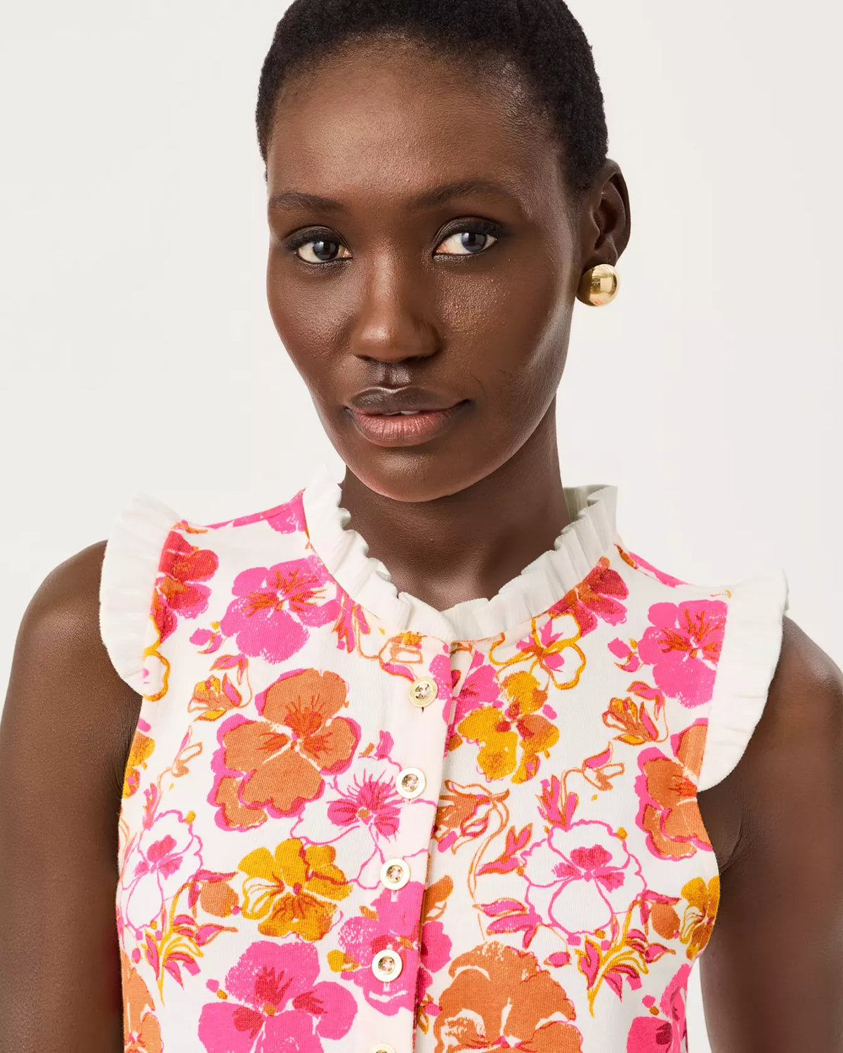 The "Pansy Fansy" Evangeline Sleeveless Dress by Lilly Pulitzer