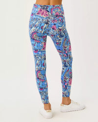 The "Paisley Parade" UPF 50+ Luxletic Endurance High Rise Midi Legging by Lilly Pulitzer