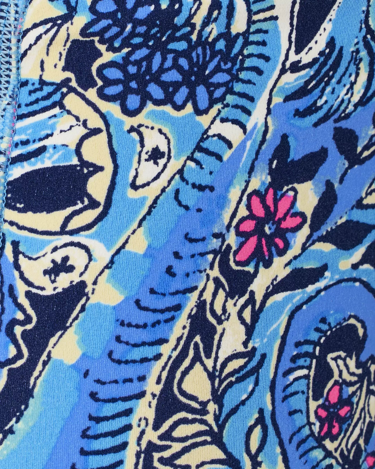 The "Paisley Parade" UPF 50+ Luxletic Endurance High Rise Midi Legging by Lilly Pulitzer