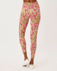 The "Sketching on Safari" UPF 50+ Luxletic 25" Endurance High Rise Midi Legging by Lilly Pulitzer
