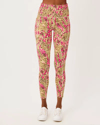 The "Sketching on Safari" UPF 50+ Luxletic 25" Endurance High Rise Midi Legging by Lilly Pulitzer
