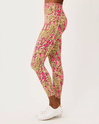 The "Sketching on Safari" UPF 50+ Luxletic 25" Endurance High Rise Midi Legging by Lilly Pulitzer