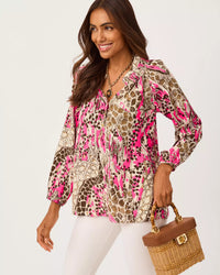 The "Sketching on Safari" Elsa Top by Lilly Pulitzer