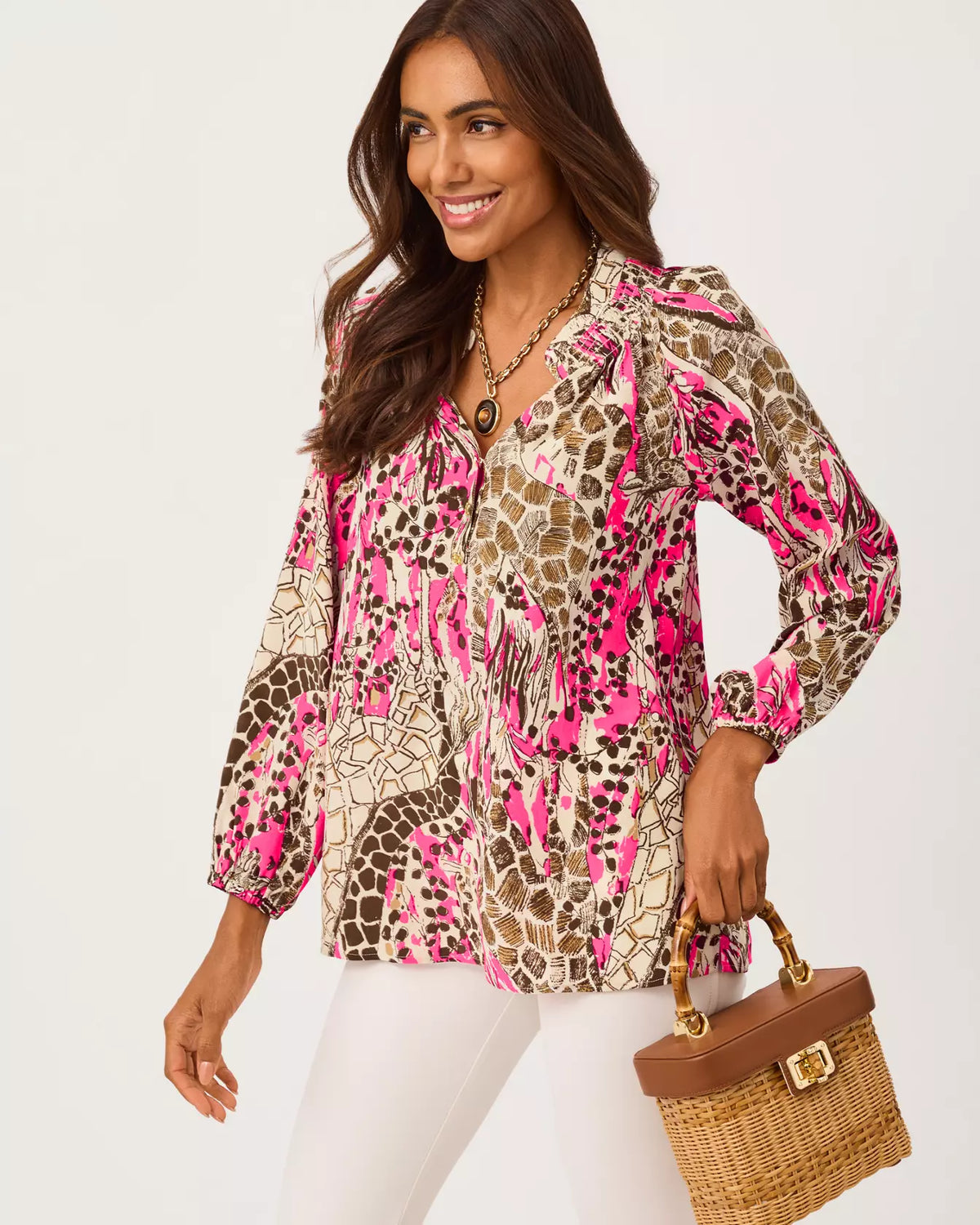 The "Sketching on Safari" Elsa Top by Lilly Pulitzer