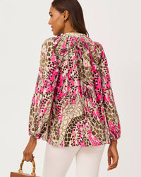 The "Sketching on Safari" Elsa Top by Lilly Pulitzer