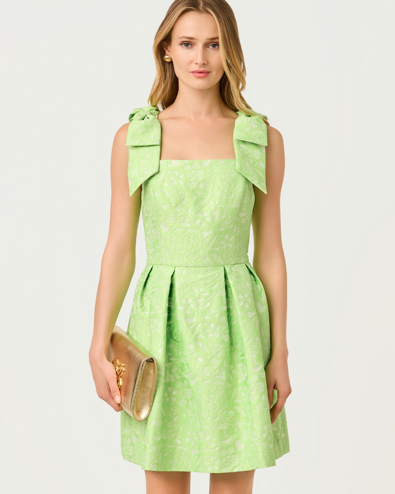 The "Pistachio Macaron" Cerese Skirted Romper by Lilly Pulitzer