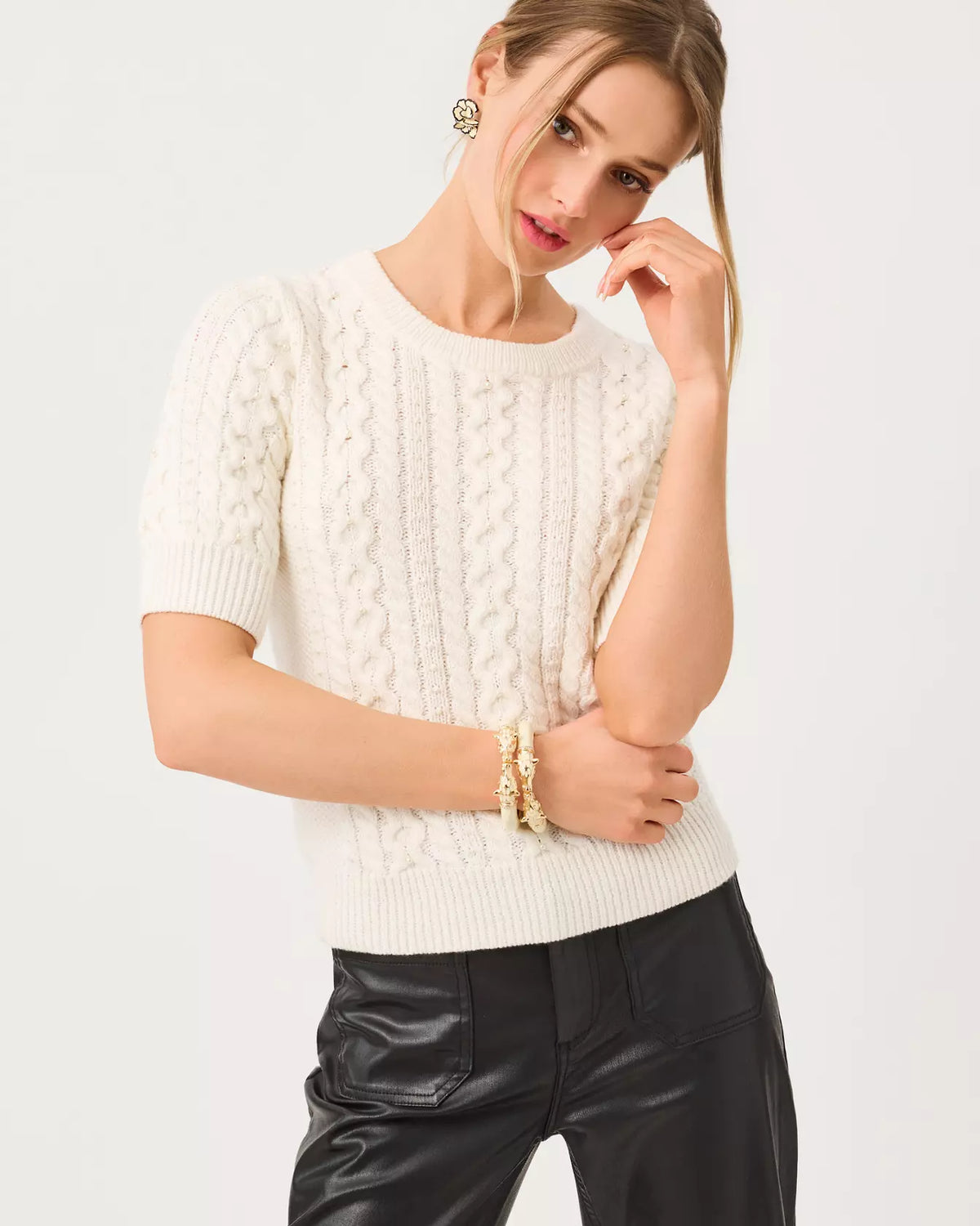 The "Coconut" Stephlynn Sweater by Lilly Pulitzer