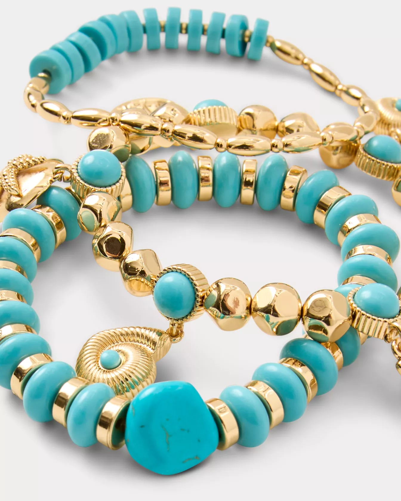 The "Shell Shine" Bracelet Set by Lilly Pulitzer