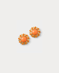 The "Sunset Orange" Seaside Harbour Earrings by Lilly Pulitzer
