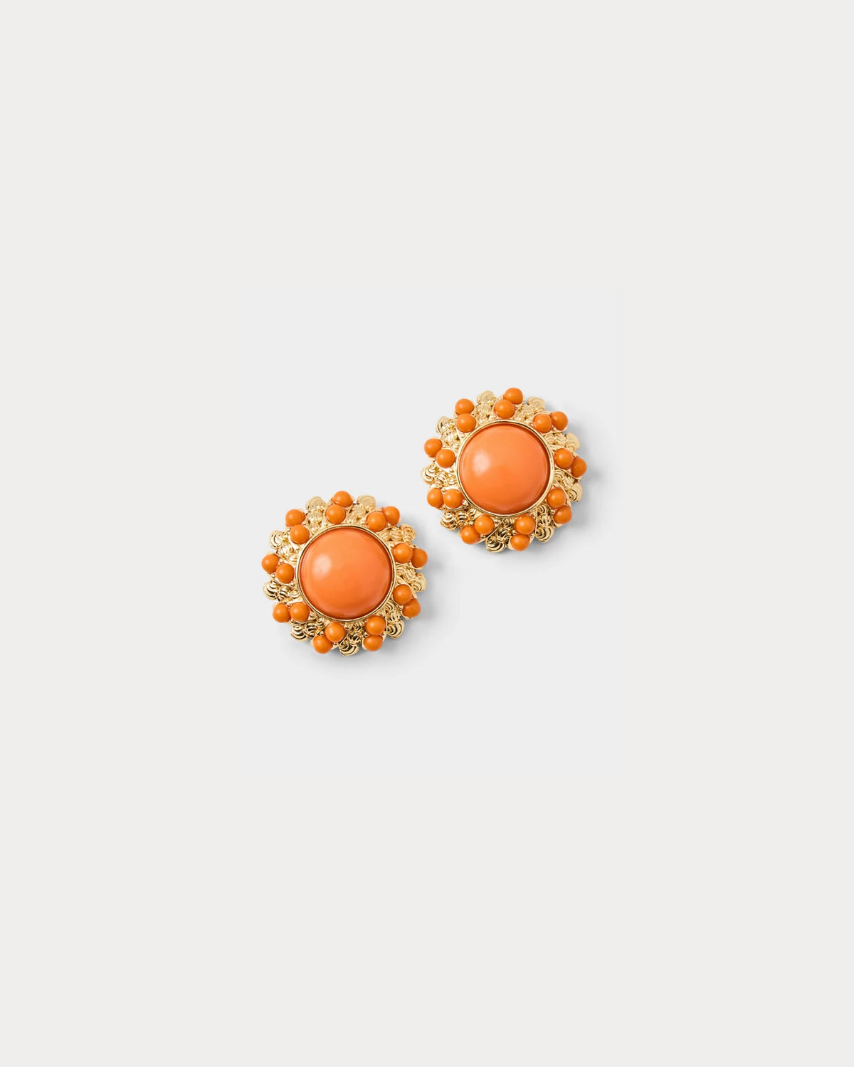 The "Sunset Orange" Seaside Harbour Earrings by Lilly Pulitzer