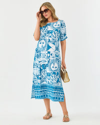 The “Harlillyquin” UPF 50+ Zarah Maxi Dress by Lilly Pulitzer